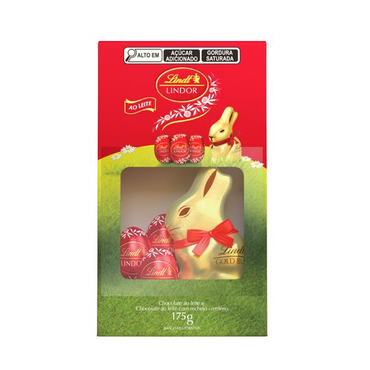 Bag Mini Ovos e Gold Bunny ao leite 175g